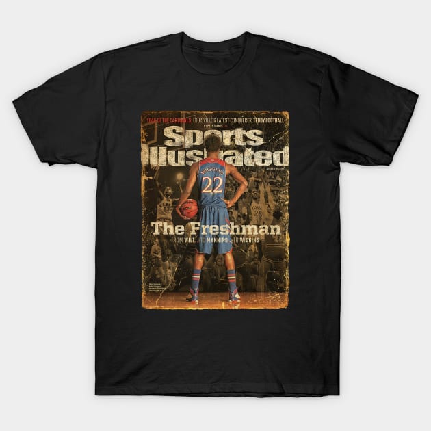 COVER SPORT - SPORT ILLUSTRATED - THE FRESHMAN TO WIGGINS T-Shirt by FALORI